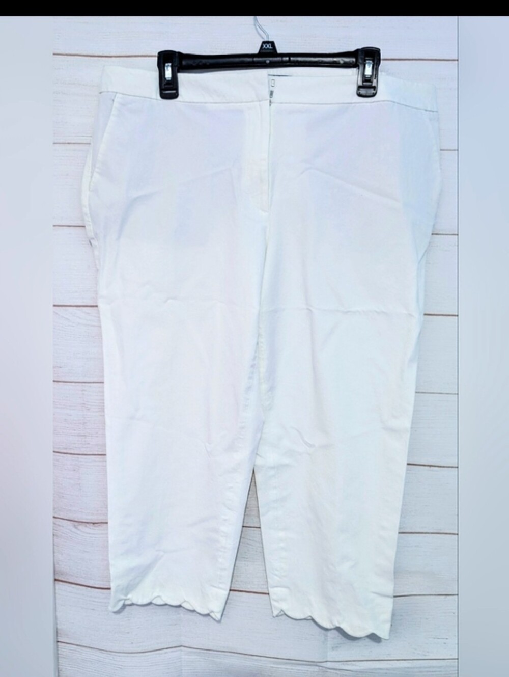 Nwot Talbots Off White  Tulip 🌷 Hem Crop Pants Size 16w